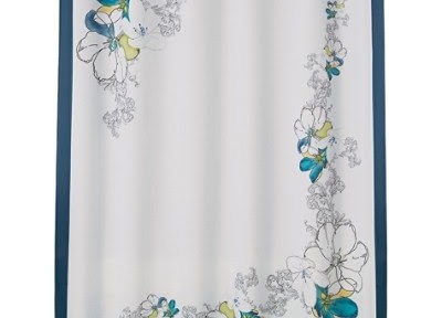 Jaclyn Smith Today Abstract Floral Shower Curtain