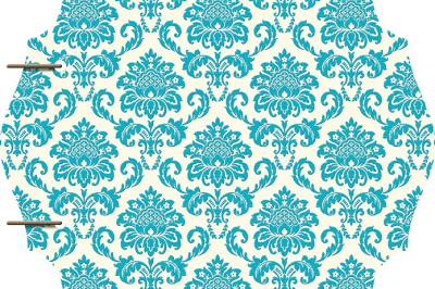 Lush 2 Turquoise Flocked Chipboard Album