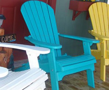 Forever Phat Tommy Recycled Poly Folding Adirondack Chair