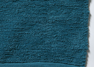 5×7 Teal Chenille Rug