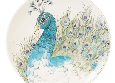 Peacock Salad Plate