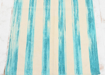 Painted Stripes Printed Rug