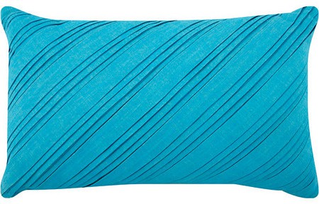 Katie Brown Northern Chambray Pleat Decorative Pillow