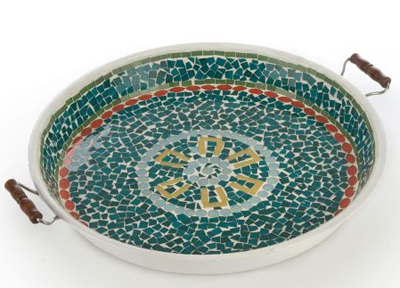 Summer Oasis “Tahitian Retreat” Mosaic Tray