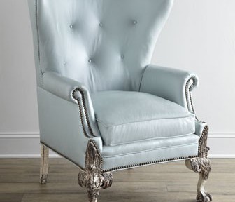 Old Hickory Tannery “Destiny” Leather Wing Chair