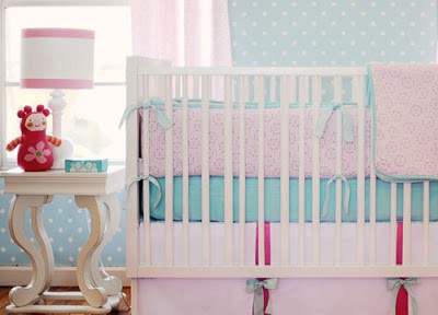 Daisy Dots Baby Bedding