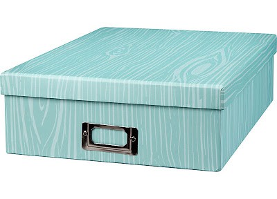 Pool Faux Bois Document Box