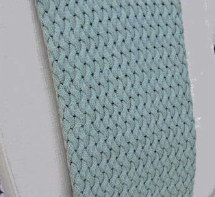 Aqua Basketweave Cotton Throw