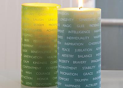 100 Good Wishes Candle Set