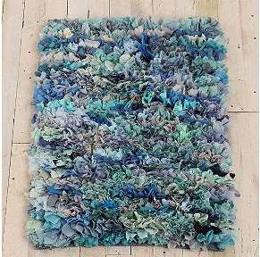 Mixed Media Shag Rug