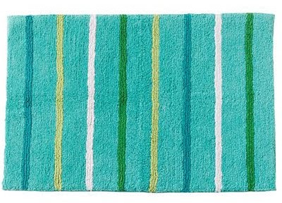 Froggy Fun Striped Bath Rug