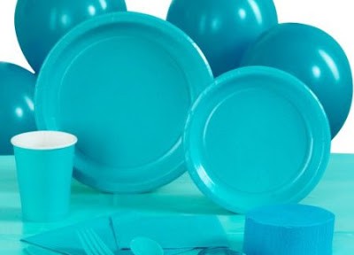 Turquoise Deluxe Party Kit – 24 guests