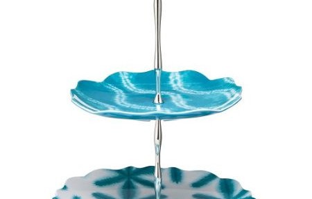 Calypso St. Barth For Target 2-tier Serving Tray – Blue