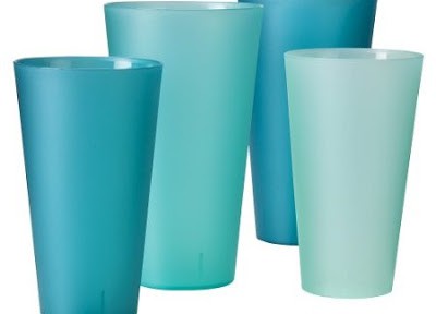 Room Essentials Teal Tumbler Set of 12