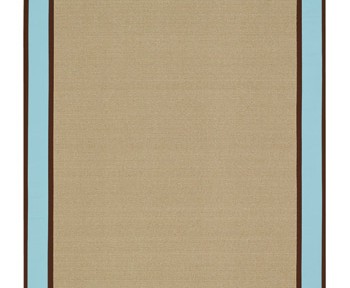 Capel Rugs Pacificview with Sunbrella Fabric Turquoise Indoor/Outdoor Olefin Rug