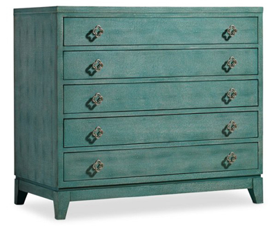 Faux-Shagreen Chest