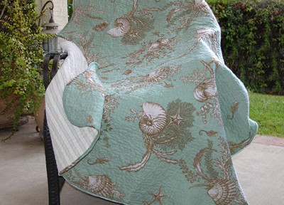 Bora Bora Quilted Throw