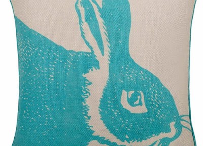 Bunny Linen Pillow