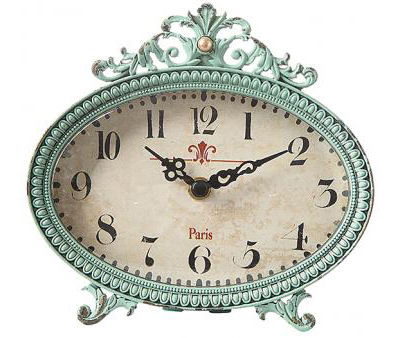 Lily Table Clock