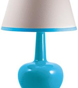 Turquoise Porcelain Urn Table Lamp