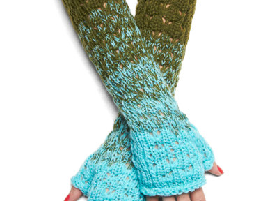 Ombre the Storm Wrist Warmers