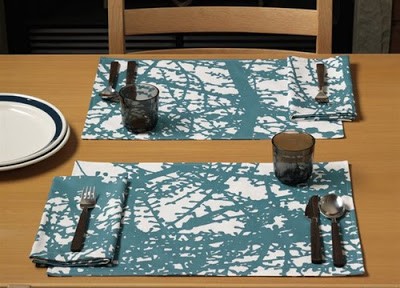 Set of 4 Larch Placemats in Twilight