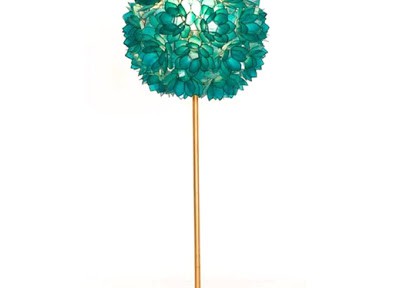 Worlds Away Venus Table Lamp Turquoise