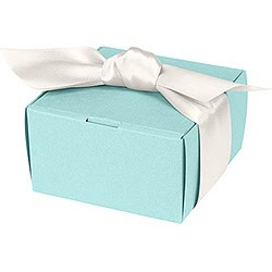 Classic Square Favor Box in Pool – 10 Pack