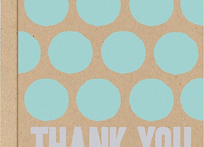 Pool Dot 4bar Thank You Notes