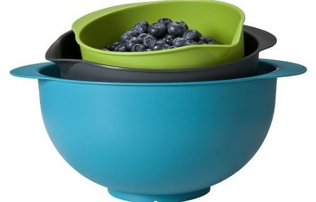 Room Essentials Turquoise 3pc Mix Bowl Set