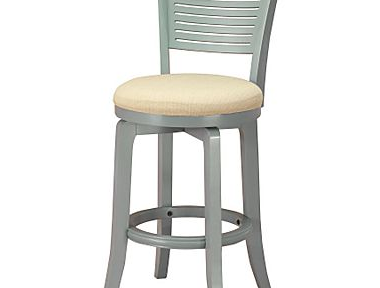 Blue Torino Swivel Barstool