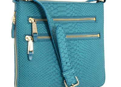 Cole Haan Village Sheila Crossbody in Peacock Snake Print