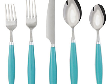 “Fiesta” Turquoise Flatware