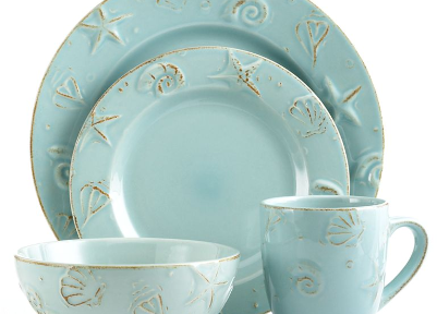 Thomson Pottery Dinnerware Cape Cod 16 Piece Set