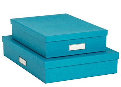 Bigso Stockholm Letter Box Turquoise