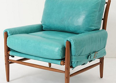 Caribbean Blue Rhys Chair