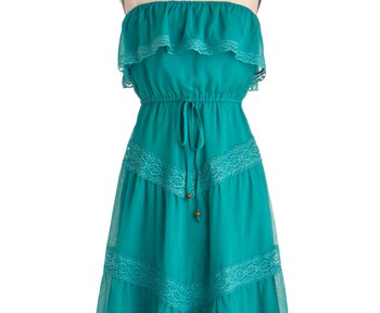 Teal Me a Spot Dress