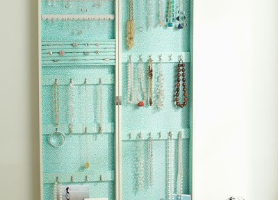 Chloe Wall Mirror Jewelry Storage