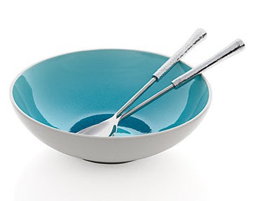 Aquamarine Mia Serving Bowl