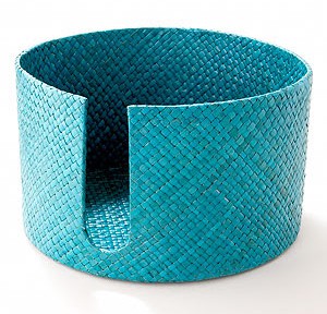 Turquoise Pandan Plate Holder