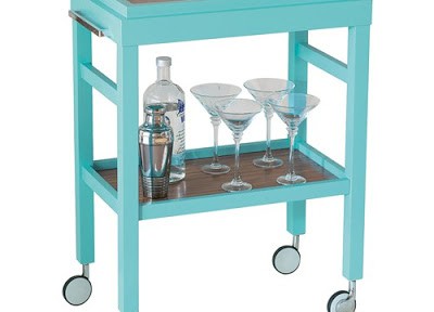 Avalon Turquoise Bar Cart