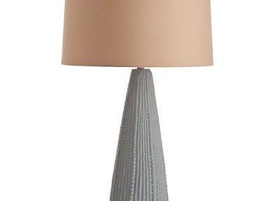 Arteriors Xavier Matte Dusty Sky Porcelain Lamp