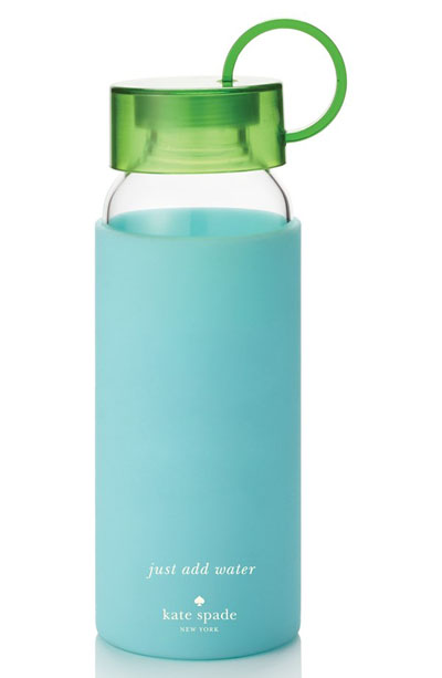 Kate Spade Glass & Silicone Water Bottle