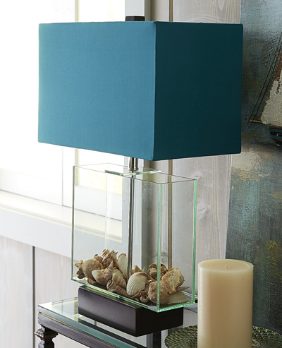 Teal Exhibit Table Lamp