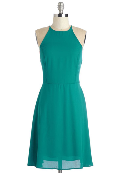 Refreshing Finesse Dress in Teal