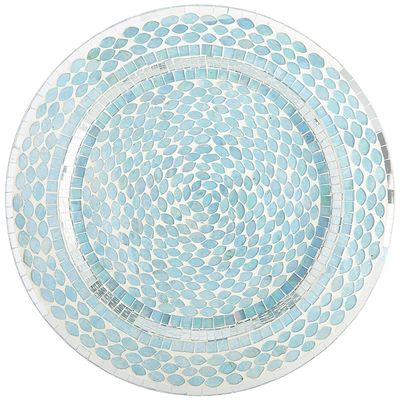 Turquoise Ocean Mosaic Charger