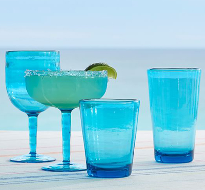 Tulum Turquoise Acrylic Drinkware