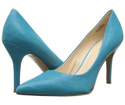 Turquoise Reptile Nine West Flax