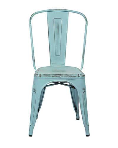 Bristow Antique Sky Blue Armless Chair