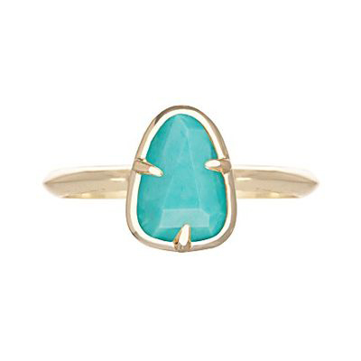 Kendra Scott Haylee Ring in Turquoise Magnesite | Everything Turquoise